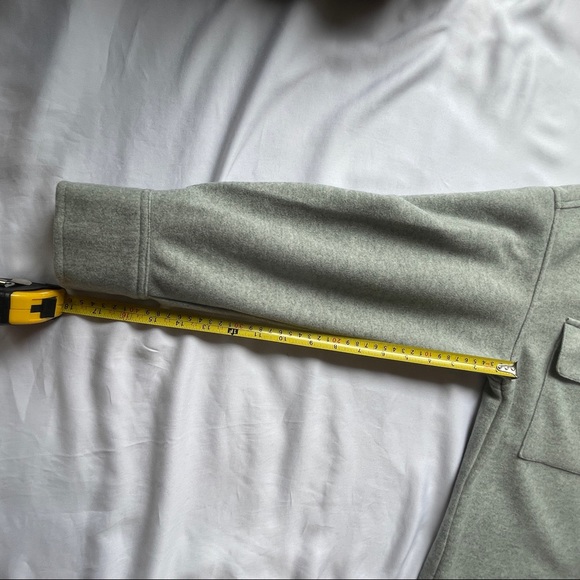 (NWT) H&M - spring light green melange shirt jacket / shacket (xs) - Picture 15 of 16